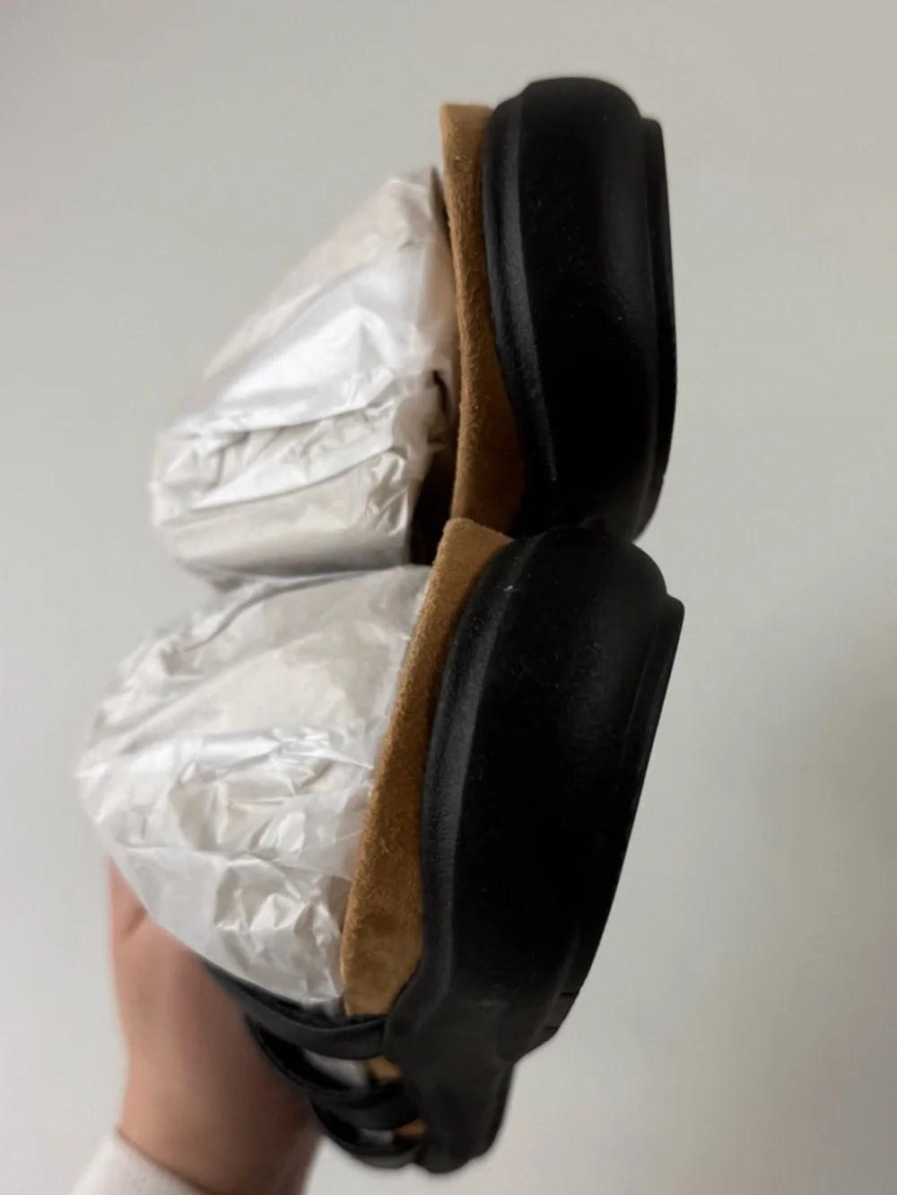 Easy Spirit Westly Strappy Slip-On Sandals Womens 10M Black Smooth NWT